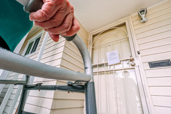 Patient experiencing transitional care event arrives home to eviction notice
