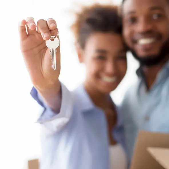 New homeowners illustrating housing as an important social determinant of health